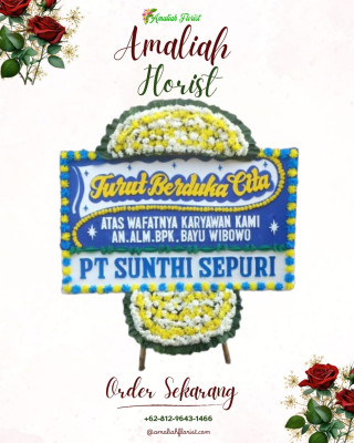 Papan Bunga Duka di Pagar Alam Selatan