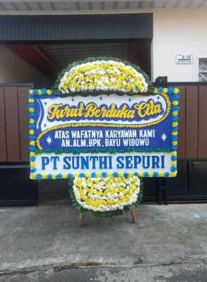 Papan Bunga Duka di Pagar Alam Selatan