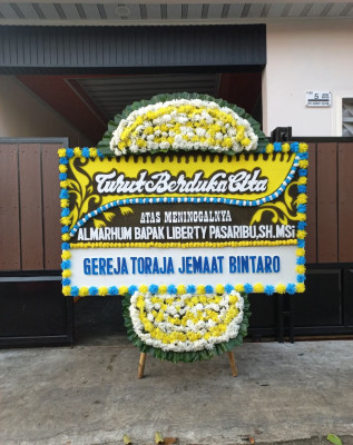 Papan Bunga Duka di Pagar Alam Selatan