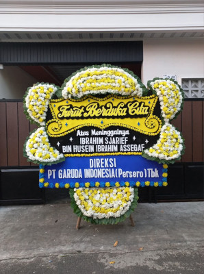 Papan Bunga Duka di Pagar Alam Selatan