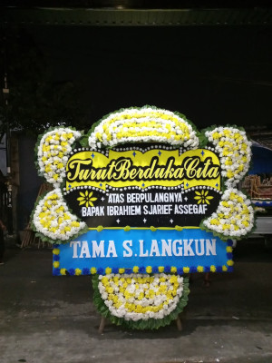Papan Bunga Duka di Pagar Alam Selatan