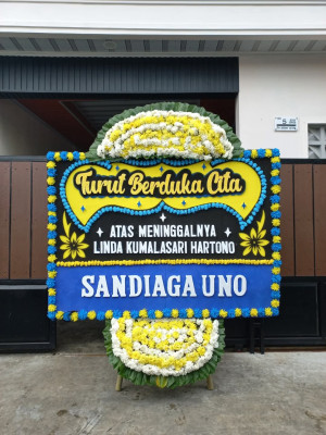 Papan Bunga Duka di Pagar Alam Selatan